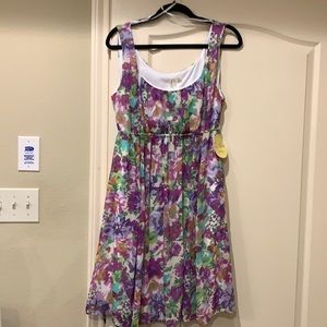 Floral summer dress.